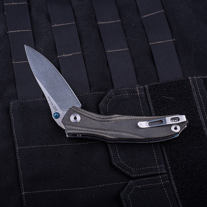 E802 Horus | Grey Micarta - Image 3