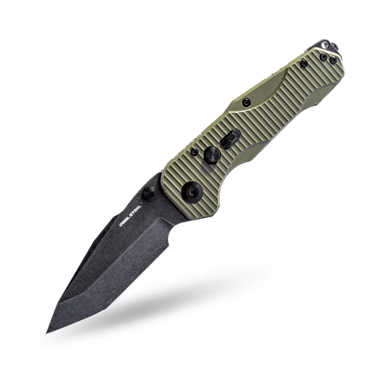 Evolution Ironclad | D2| Steel Frame & G10 | Blackwashed - Image 12