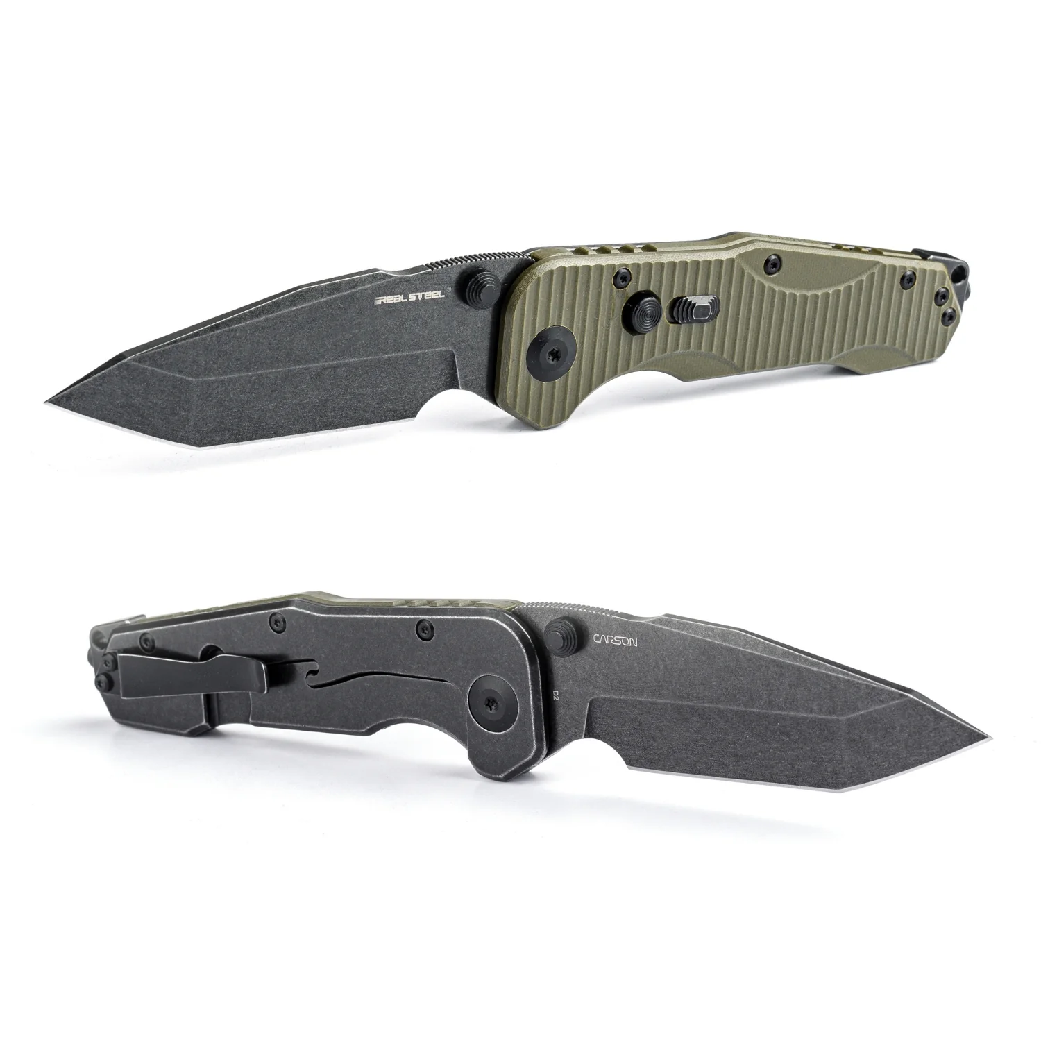Evolution Ironclad | D2| Steel Frame & G10 | Blackwashed - Image 14
