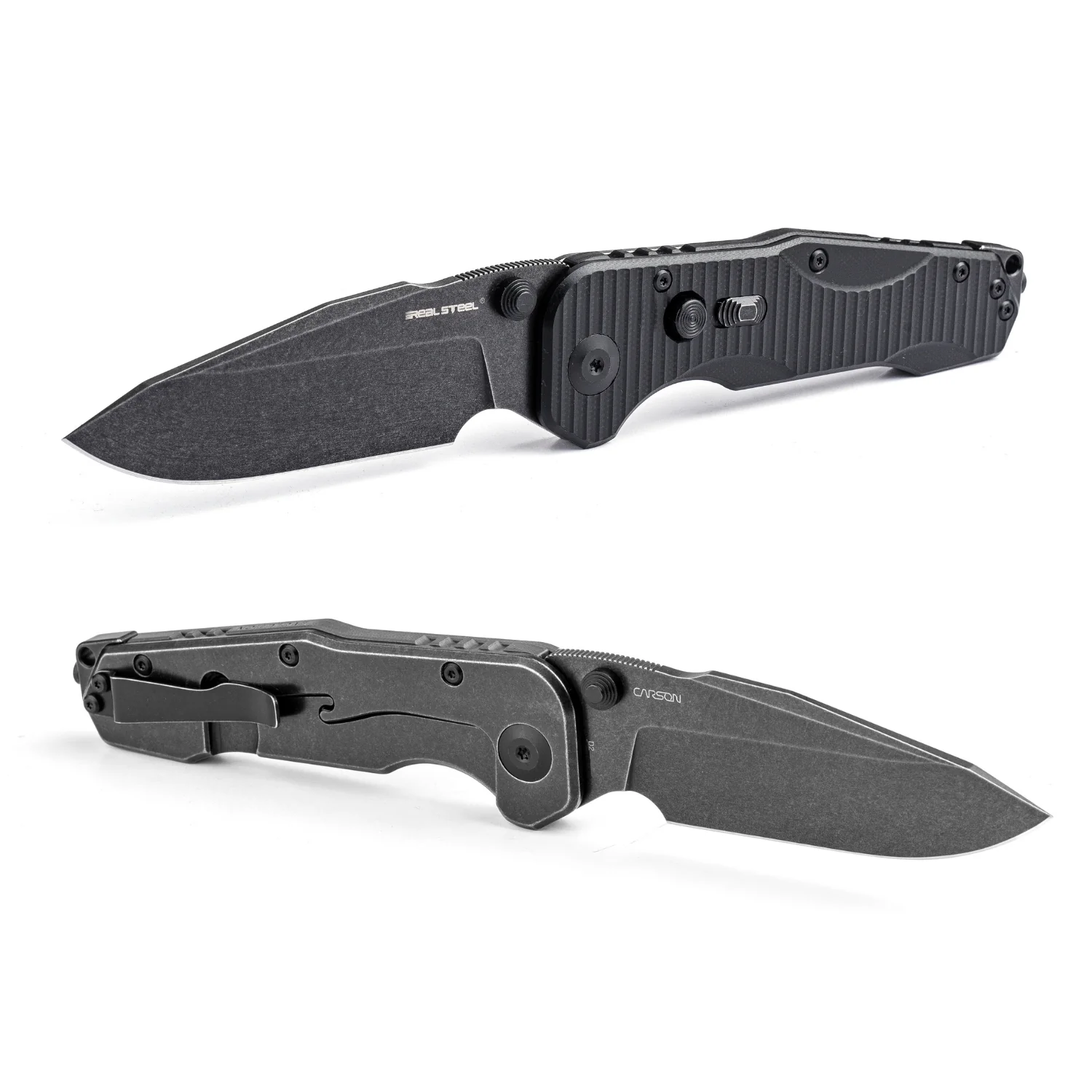 Evolution Ironclad | D2| Steel Frame & G10 | Blackwashed - Image 3