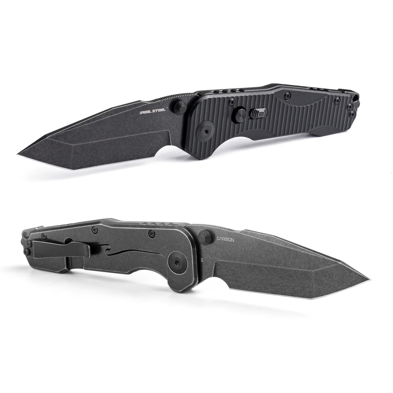 Evolution Ironclad | D2| Steel Frame & G10 | Blackwashed - Image 7